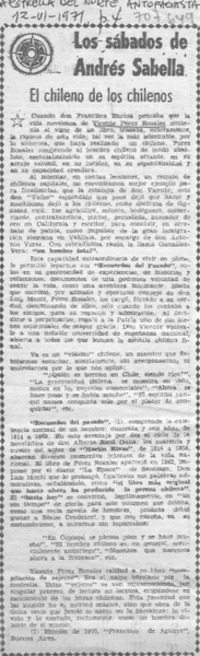 El chileno de los chilenos El chileno de los chilenos