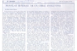 Novelas señeras de un Chile ecolutivo Novelas señeras de un Chile ecolutivo