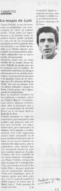 La magia de Lulú La magia de Lulú