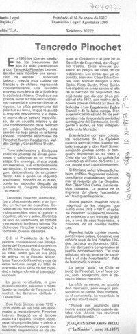 Tancredo Pinochet Tancredo Pinochet