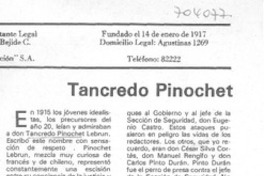 Tancredo Pinochet Tancredo Pinochet