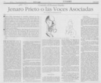 Jenaro Prieto o las voces asociadas Jenaro Prieto o las voces asociadas