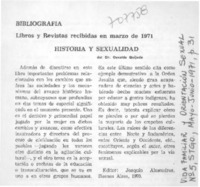 Historia y sexualidad. Historia y sexualidad.