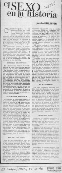 El sexo en la historia El sexo en la historia