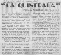 "La Quintrala" "La Quintrala"