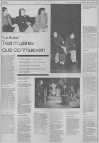 Tres mujeres que conmueven Tres mujeres que conmueven
