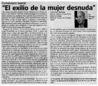 "El exilio de la mujer desnuda" "El exilio de la mujer desnuda"