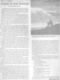Poemas de Juan Radrigán Poemas de Juan Radrigán
