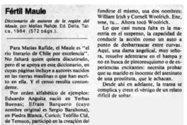 Fértil Maule Fértil Maule