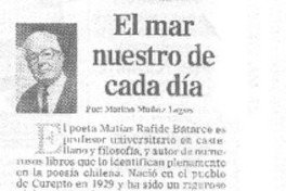 El mar nuestro de cada día El mar nuestro de cada día