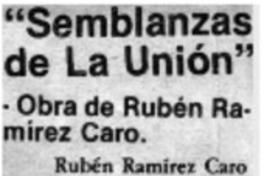 Semblanzas de la unión". Semblanzas de la unión".