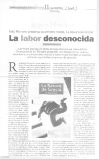 La labor desconocida La labor desconocida