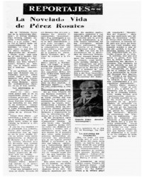 La Novelada vida de Pérez Rosales. La Novelada vida de Pérez Rosales.