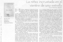 La Niñez incrustada en el vientre de una estrella La Niñez incrustada en el vientre de una estrella