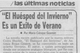 "El huésped del invierno" es un éxito de verano "El huésped del invierno" es un éxito de verano