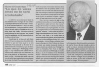 "Lo que de veras amas no te será arrebatado" "Lo que de veras amas no te será arrebatado"