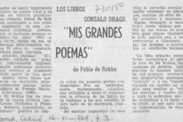Mis grandes poemas" Mis grandes poemas"