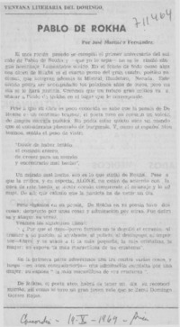 Pablo de Rokha Pablo de Rokha