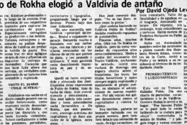 Pablo de Rokha elogió a Valdivia de antaño Pablo de Rokha elogió a Valdivia de antaño