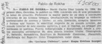 Pablo de Rokha. Pablo de Rokha.