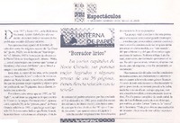 "Borrdor lírico" "Borrdor lírico"