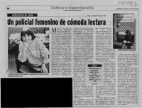 Un policial femenino de cómoda lectura Un policial femenino de cómoda lectura