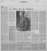 25 años de un clásico 25 años de un clásico