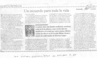 Un recuerdo para toda la vida Un recuerdo para toda la vida