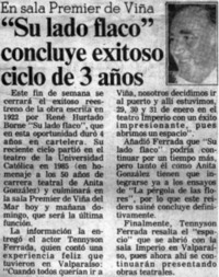 "Su lado flaco" concluye exitoso ciclo de 3 años "Su lado flaco" concluye exitoso ciclo de 3 años