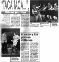 "Taca taca -- ", últimos partidos "Taca taca -- ", últimos partidos
