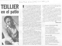 Teillier en el patio Teillier en el patio