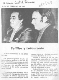 Teillier y Lafourcade. Teillier y Lafourcade.