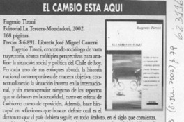 El cambio está aquí El cambio está aquí