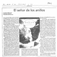 El Señor de los anillos El Señor de los anillos