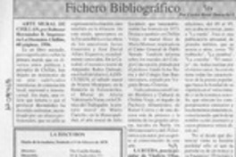 Fichero bibiográfico Fichero bibiográfico