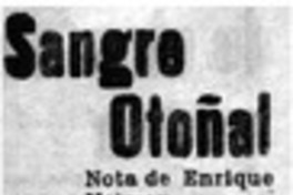 Sangre otoñal Sangre otoñal