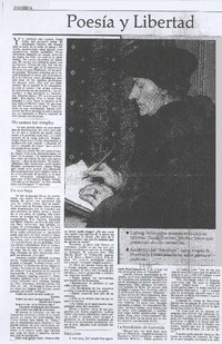 Poesía y libertad Poesía y libertad