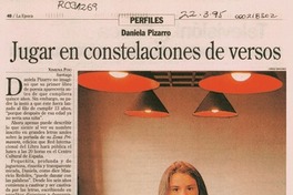 Jugar en constelaciones de versos Jugar en constelaciones de versos
