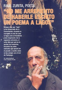 "No me arrepiento de haberle escrito un poema a Lagos" (entrevista) "No me arrepiento de haberle escrito un poema a Lagos" (entrevista)