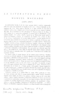 Manuel Machado Manuel Machado