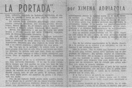 Un pez en la portada", por Ximena Adriazola Un pez en la portada", por Ximena Adriazola