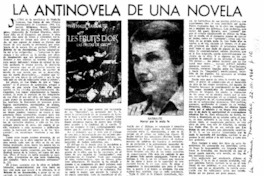 La antinovela de una novela La antinovela de una novela