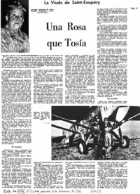 La Viuda de Saint-Exupéry Una rosa que tosía La Viuda de Saint-Exupéry Una rosa que tosía