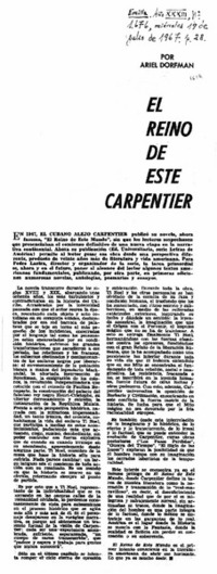 El Reino de este Carpentier El Reino de este Carpentier