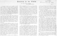 Encina a la vista Encina a la vista