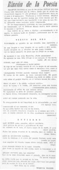 Rincón de la poesía. Rincón de la poesía.