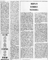 Hernán Ramírez Necochea. Hernán Ramírez Necochea.