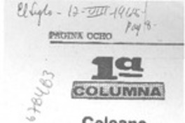 Coloane. Coloane.