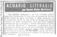 Las batallas solitarias Las batallas solitarias