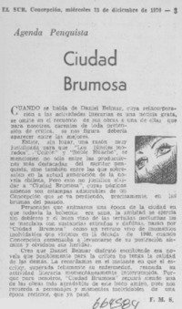 Ciudad brumosa Ciudad brumosa